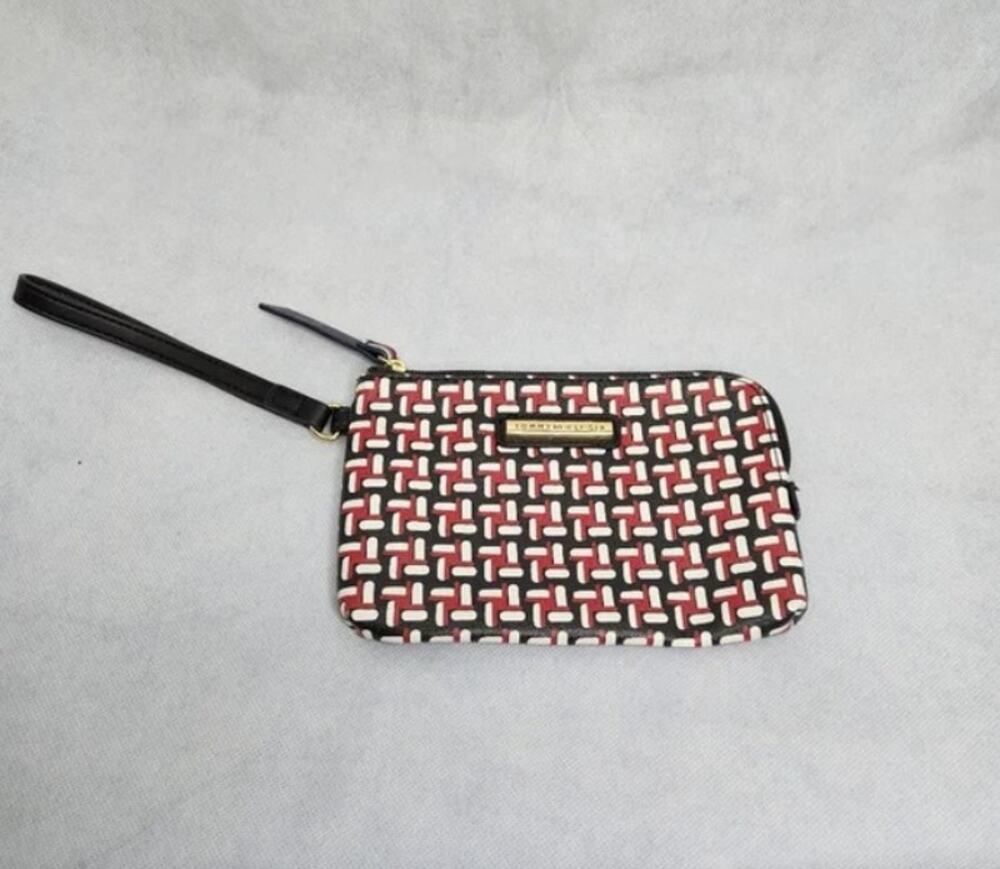 Tommy Hilfiger Wristlet Red White Blue Wallet Small Purse